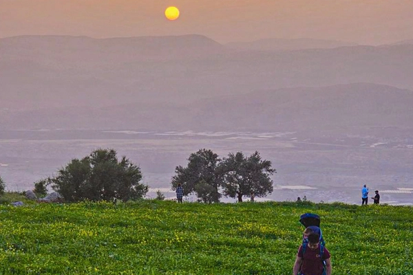 Nathan Harmon wearing a white shirt